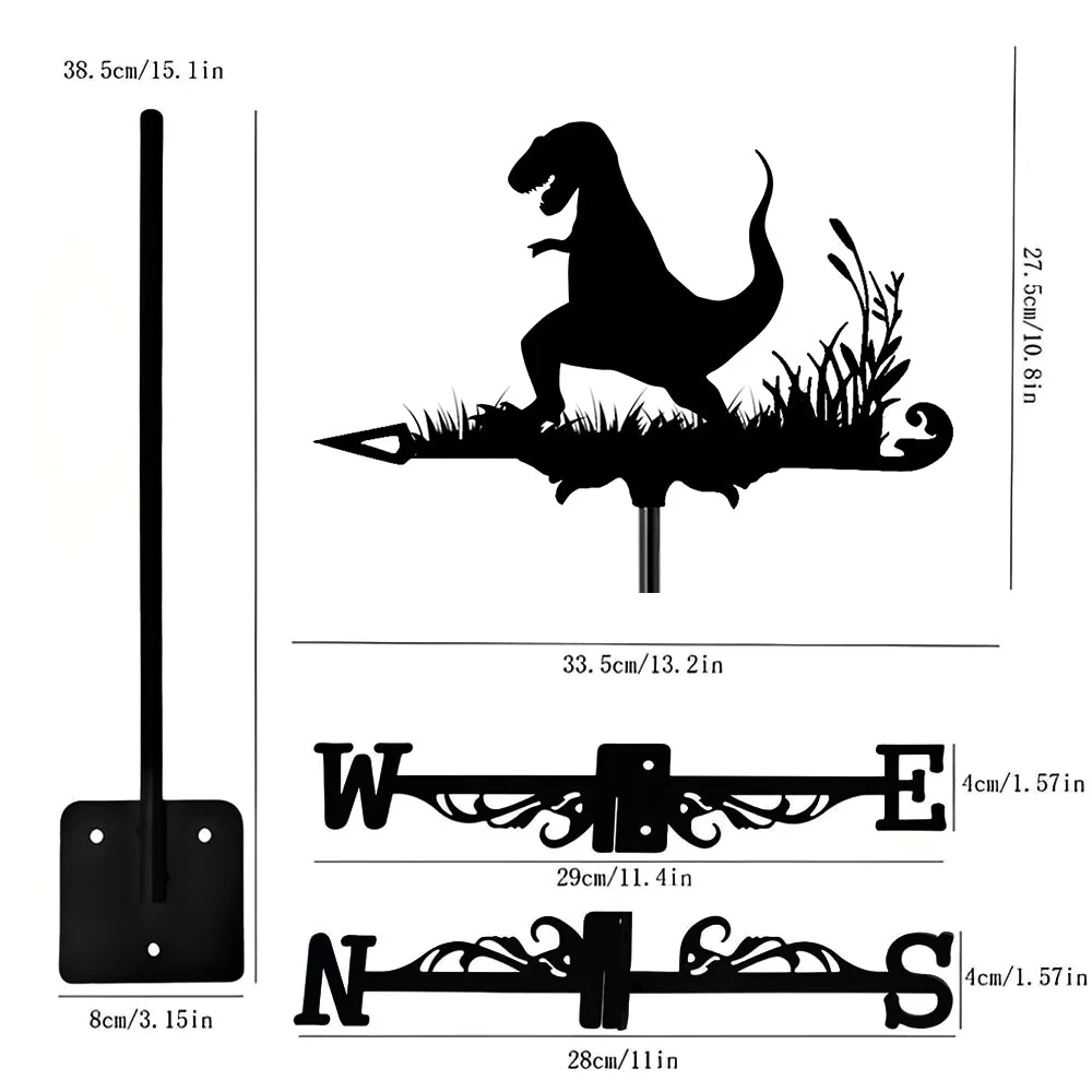 Girouette en Acier Inoxydable Tyrannosaurus Rex - Image 12