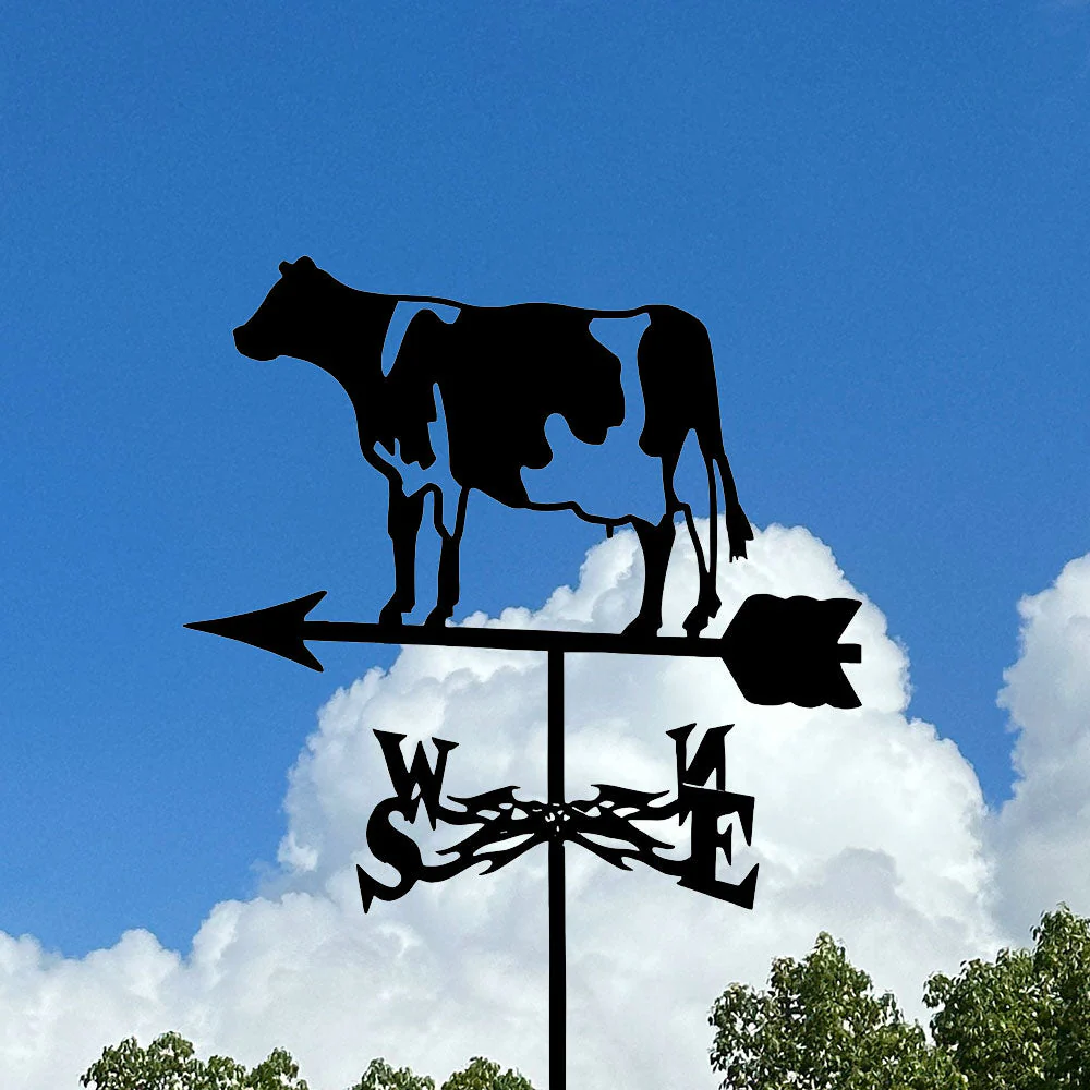 Girouette en Acier Inoxydable Vache - Image 4