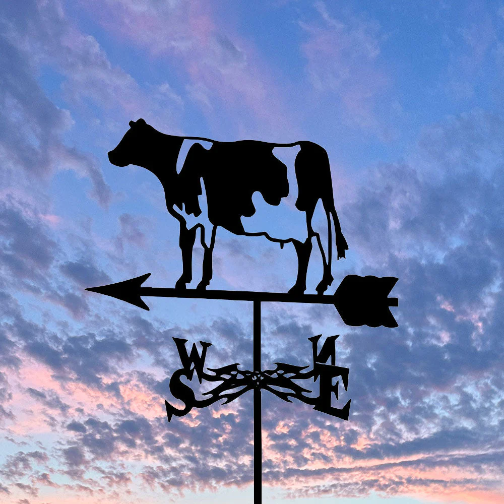 Girouette en Acier Inoxydable Vache - Image 5
