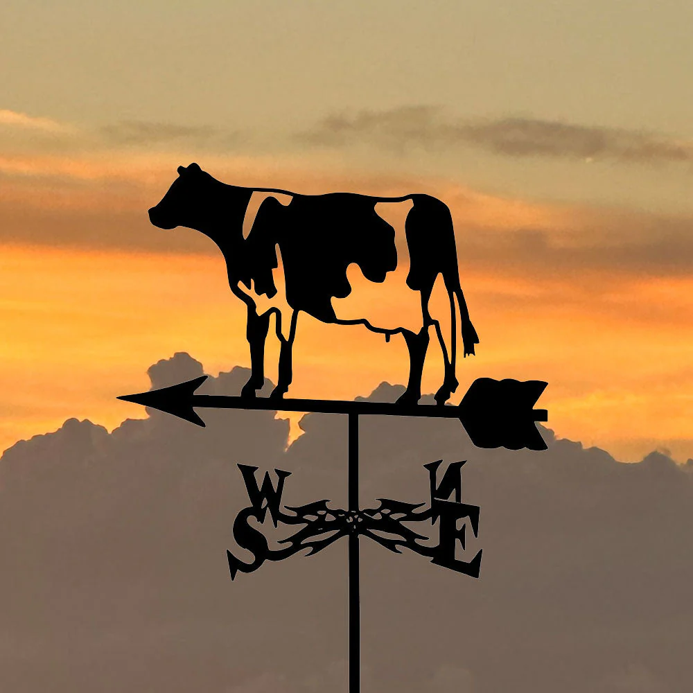 Girouette en Acier Inoxydable Vache - Image 6
