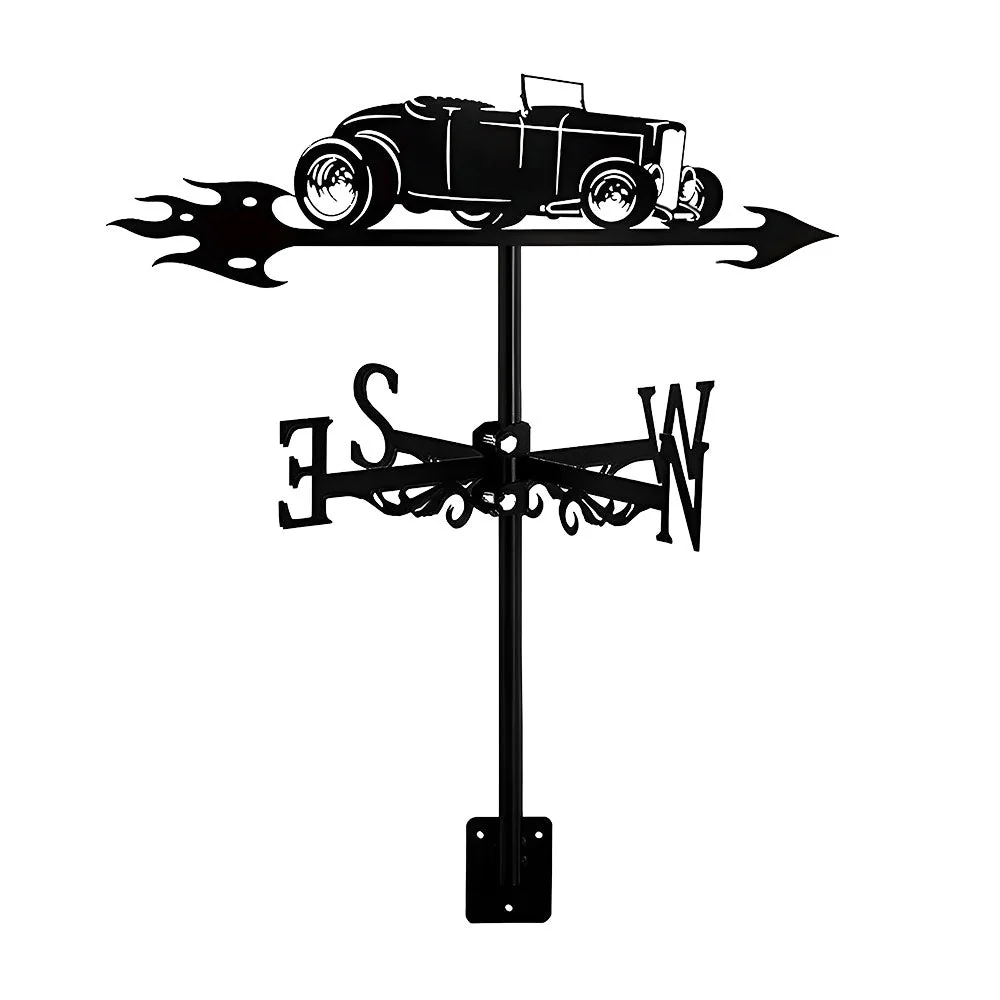 Girouette en Acier Inoxydable Voiture Ancienne - Image 9