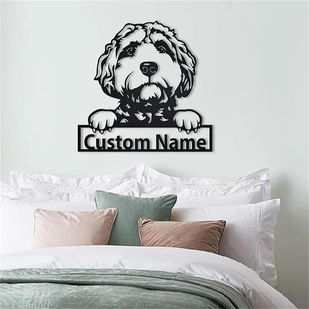 Goldendoodle Plaque en Métal Art Personnalisée - Image 5
