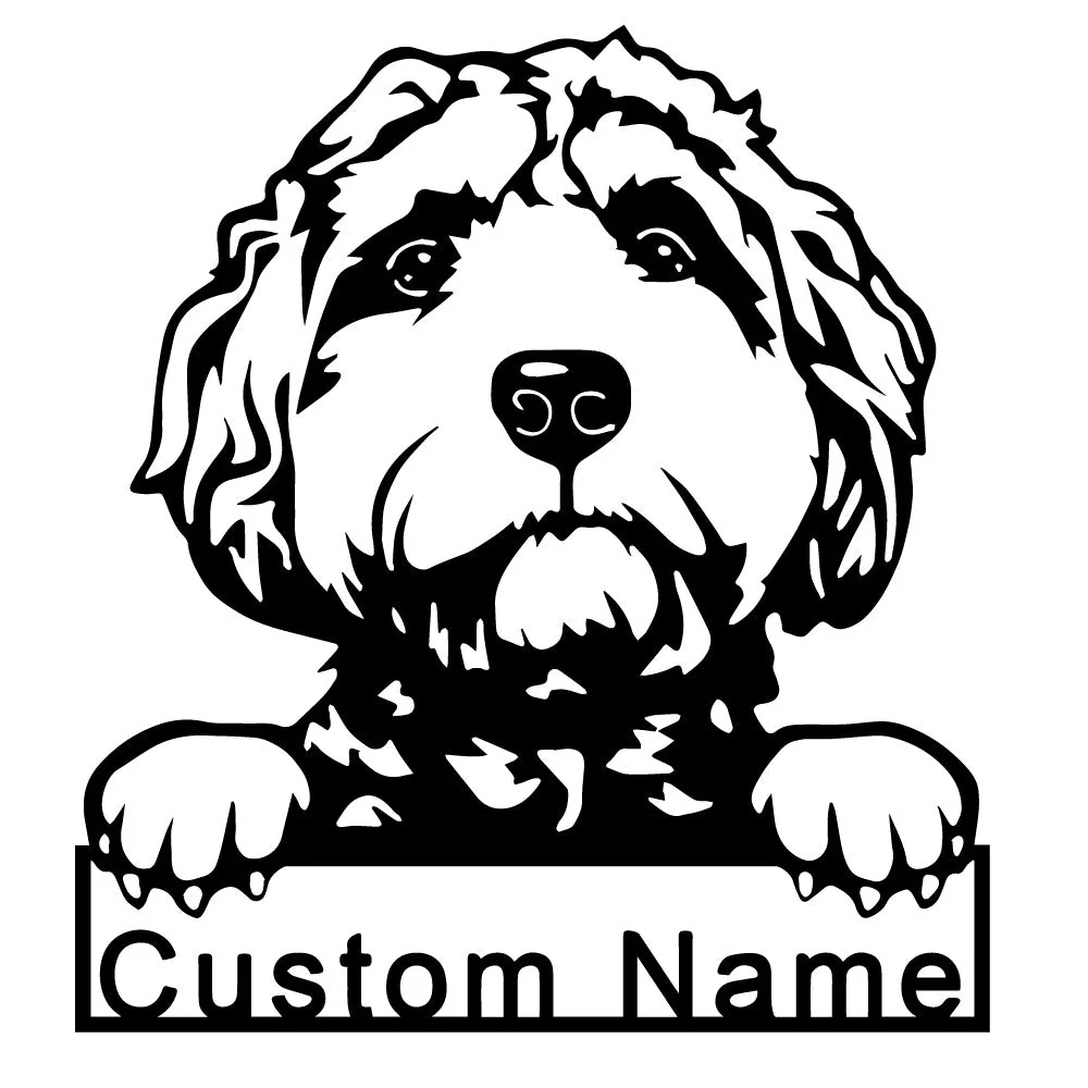 Goldendoodle Plaque en Métal Art Personnalisée - Image 8