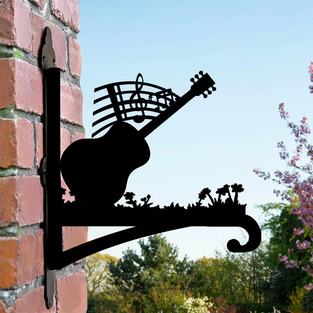 Guitare Support de Plantes à Suspendre Métallique