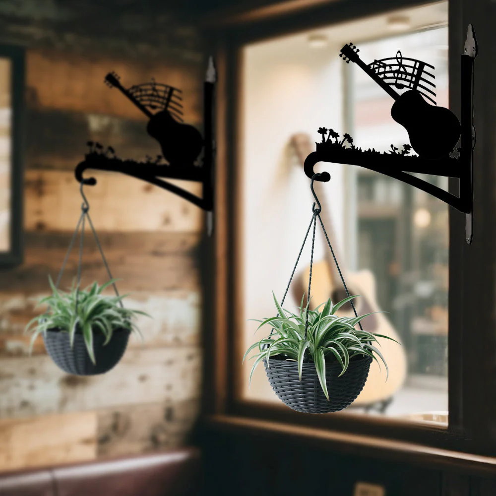 Guitare Support de Plantes à Suspendre Métallique - Image 2