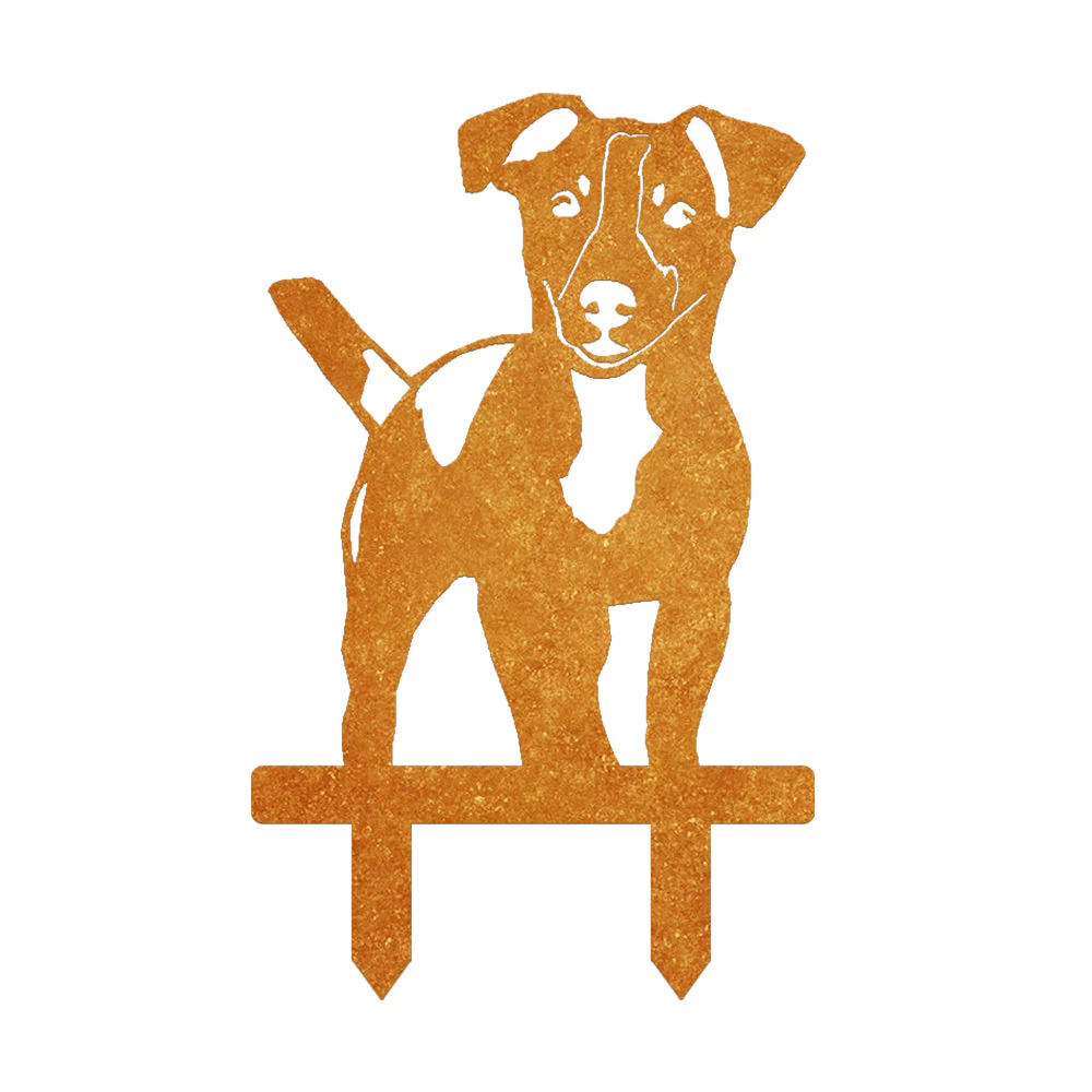Jack Russell Terrier Silhouette en Métal - Image 7