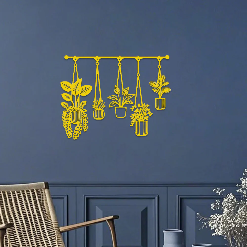 Jardin Fleuri Métal Décoratif Mural - Décoration Murale Intérieur et Extérieur - Image 8