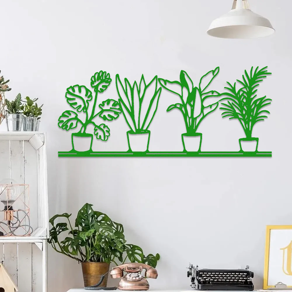 Jardin Fleuri Métal Décoratif Mural - Décoration Murale Intérieur et Extérieur - Image 6