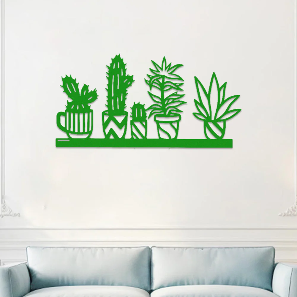Jardin Fleuri Métal Décoratif Mural - Décoration Murale Intérieur et Extérieur - Image 6