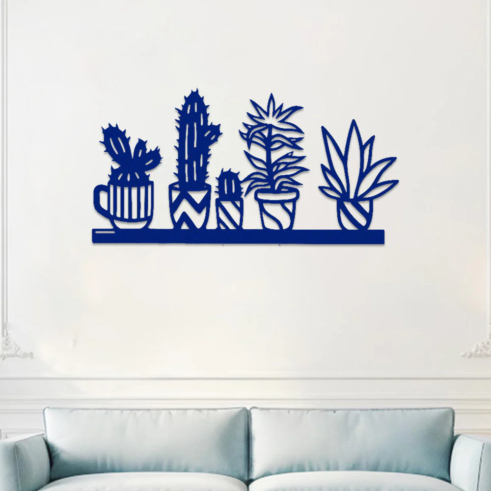 Jardin Fleuri Métal Décoratif Mural - Décoration Murale Intérieur et Extérieur - Image 7