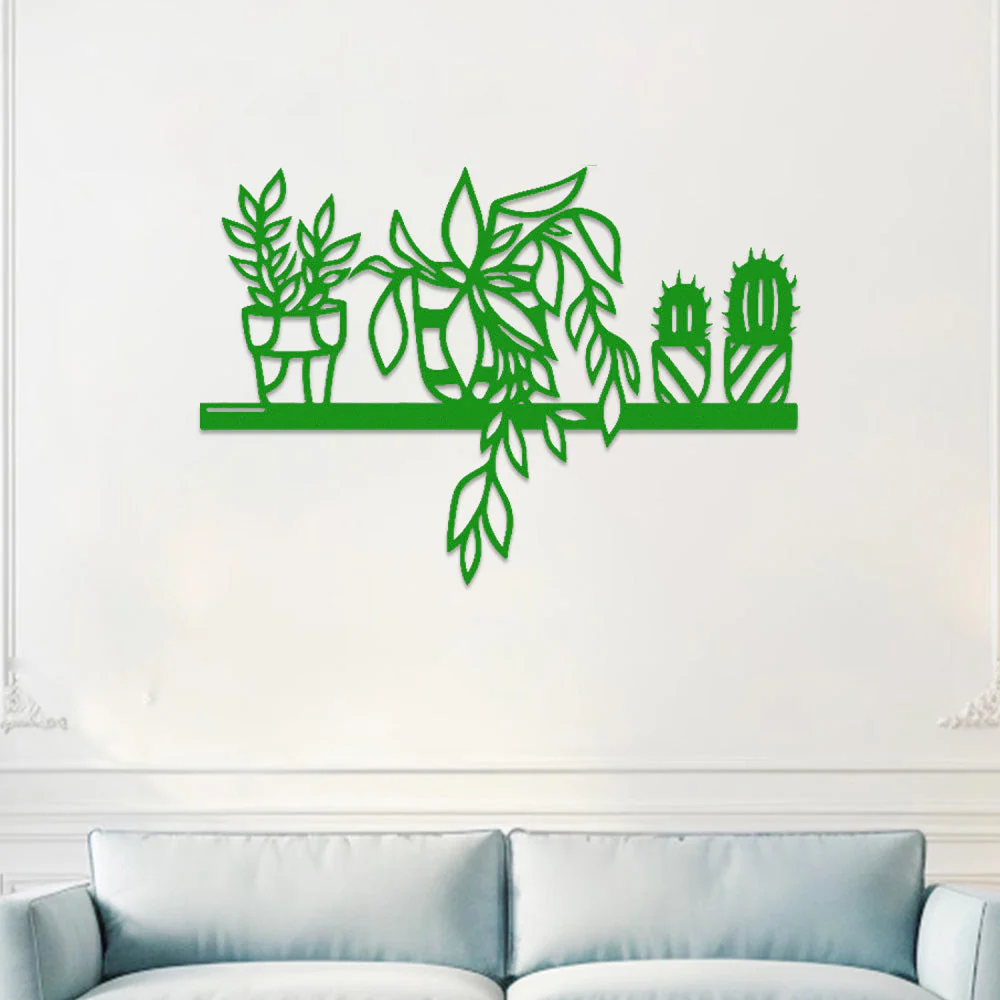 Jardin Fleuri Métal Décoratif Mural - Décoration Murale Intérieur et Extérieur - Image 6