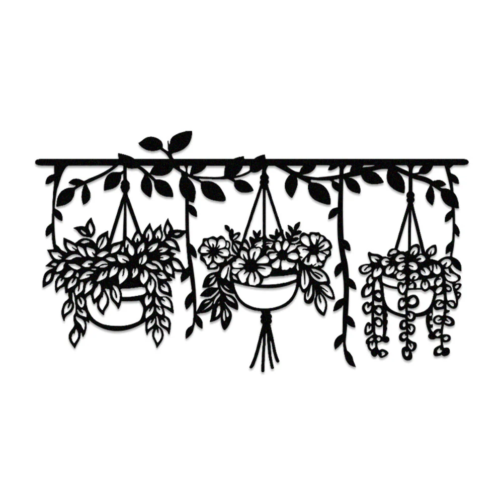 Jardin Fleuri Métal Décoratif Mural - Décoration Murale Intérieur et Extérieur - Image 11
