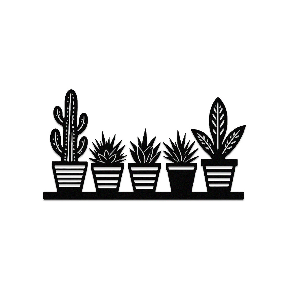 Jardin Fleuri Métal Décoratif Mural - Décoration Murale Intérieur et Extérieur - Image 11