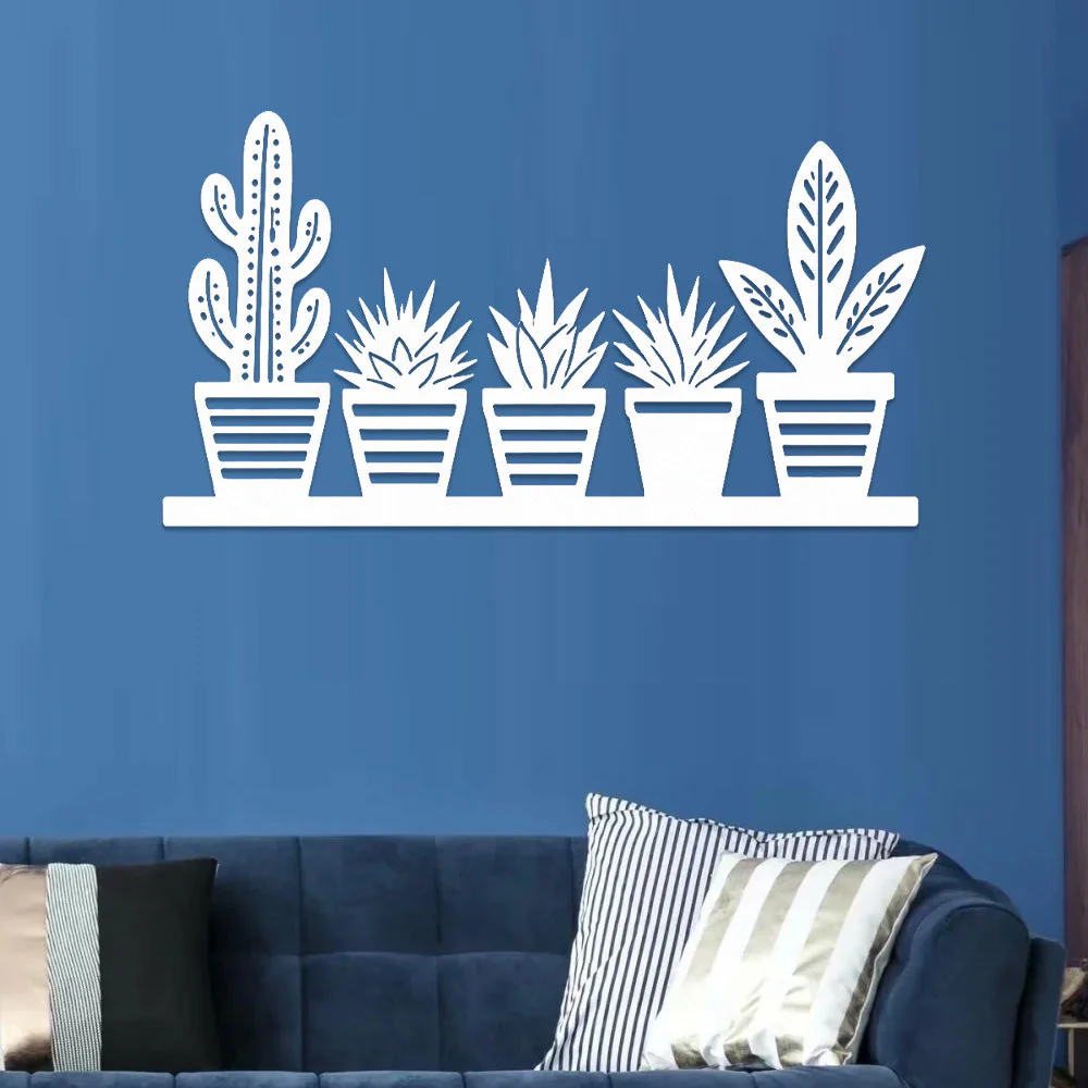 Jardin Fleuri Métal Décoratif Mural - Décoration Murale Intérieur et Extérieur - Image 9