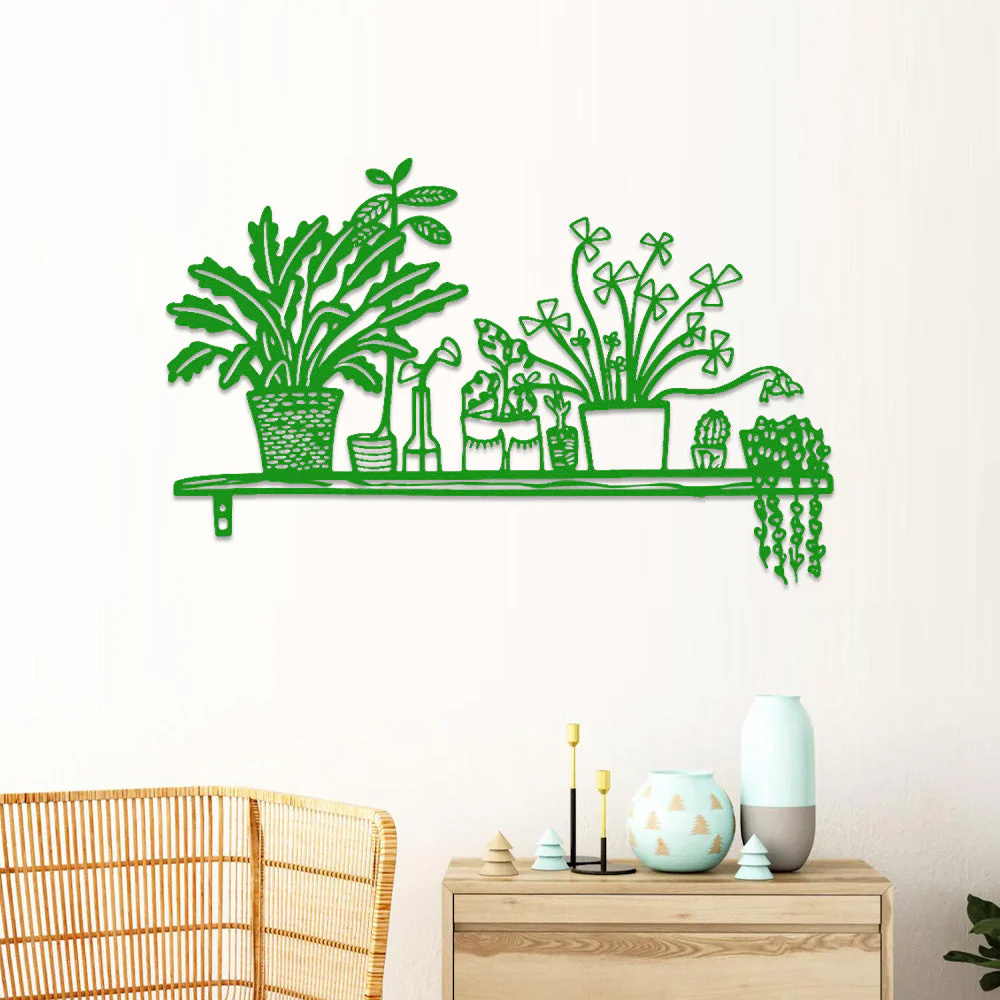 Jardin Fleuri Métal Décoratif Mural - Décoration Murale Intérieur et Extérieur - Image 6