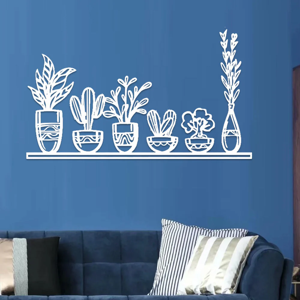 Jardin Fleuri Métal Décoratif Mural - Décoration Murale Intérieur et Extérieur - Image 9