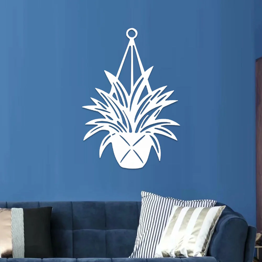 Jardin Fleuri Métal Décoratif Mural - Décoration Murale Intérieur et Extérieur - Image 9