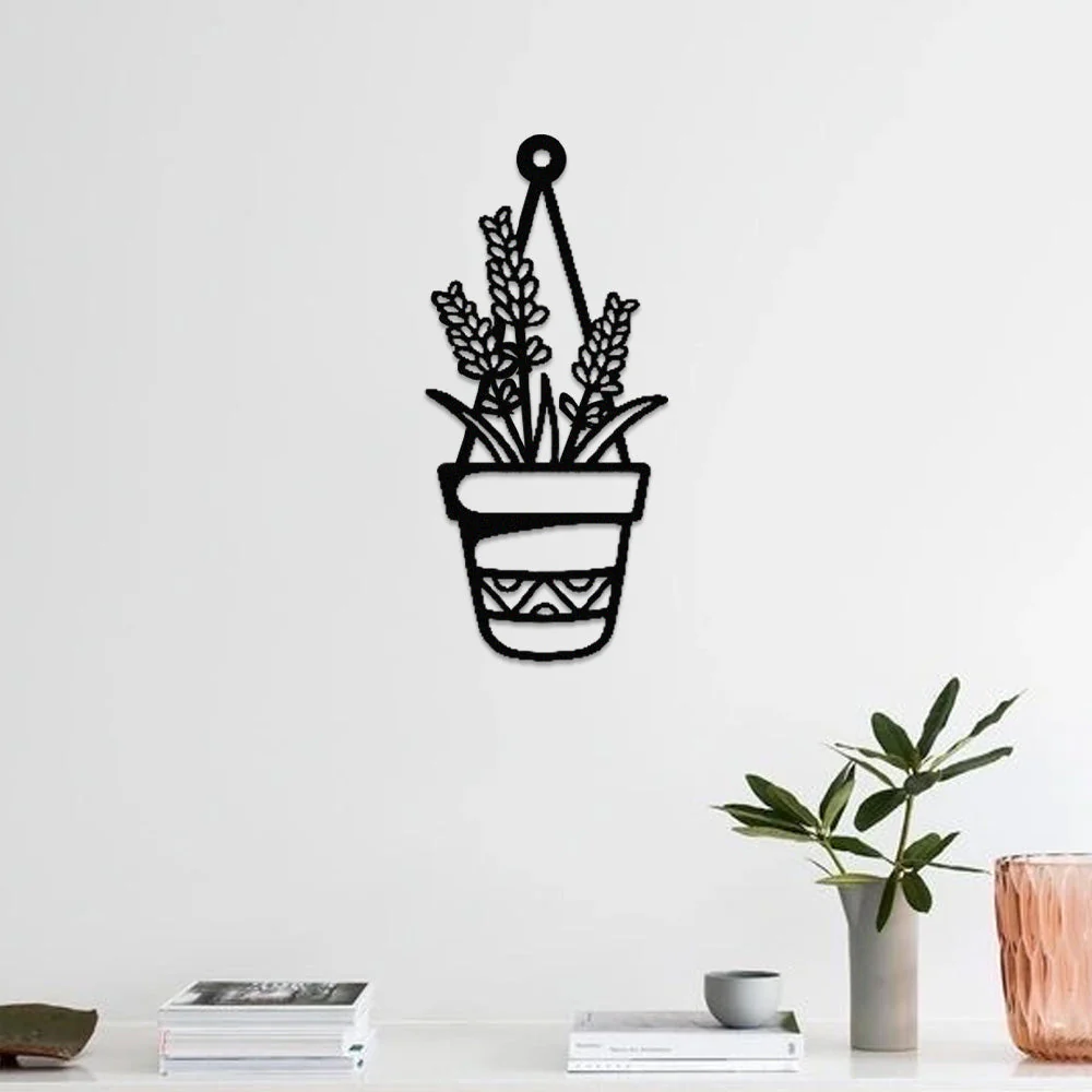 Jardin Fleuri Métal Décoratif Mural - Décoration Murale Intérieur et Extérieur
