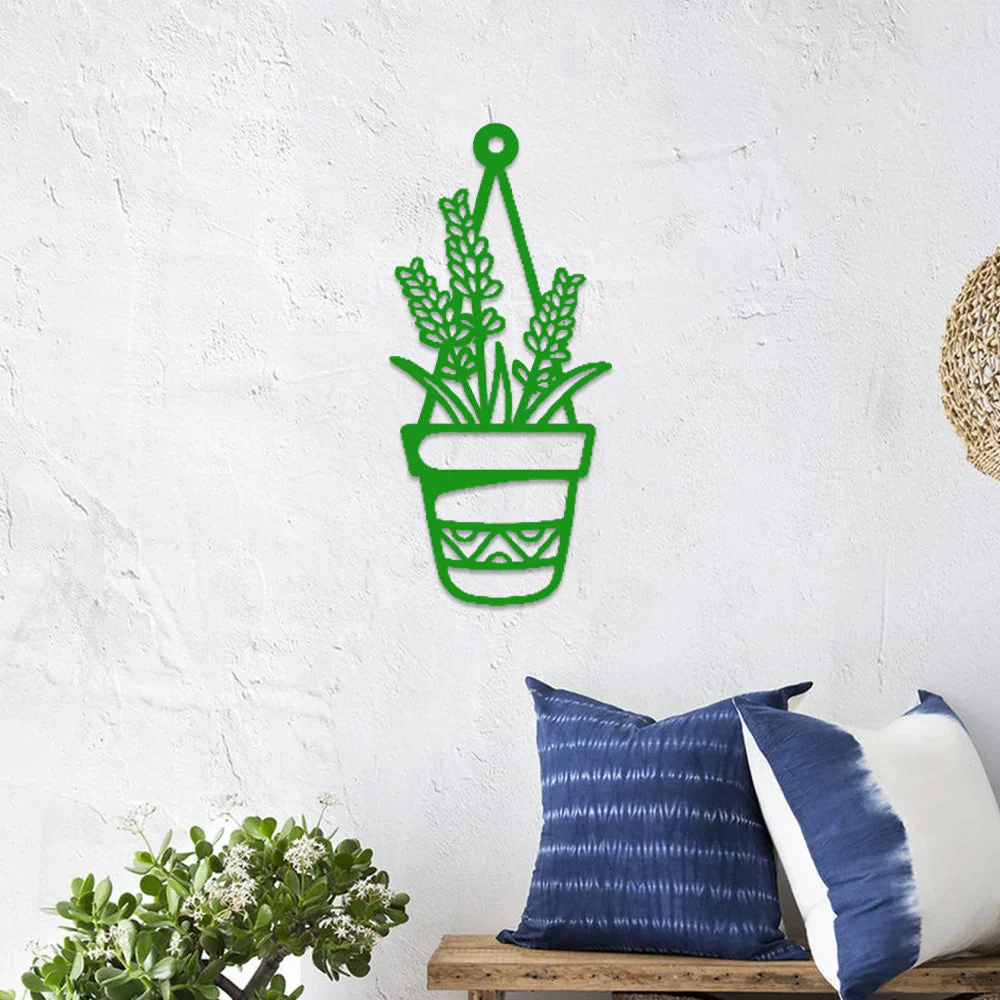 Jardin Fleuri Métal Décoratif Mural - Décoration Murale Intérieur et Extérieur - Image 6