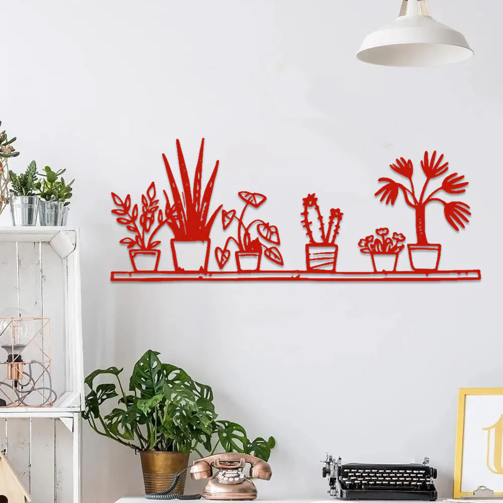 Jardin Fleuri Métal Décoratif Mural - Décoration Murale Intérieur et Extérieur - Image 4