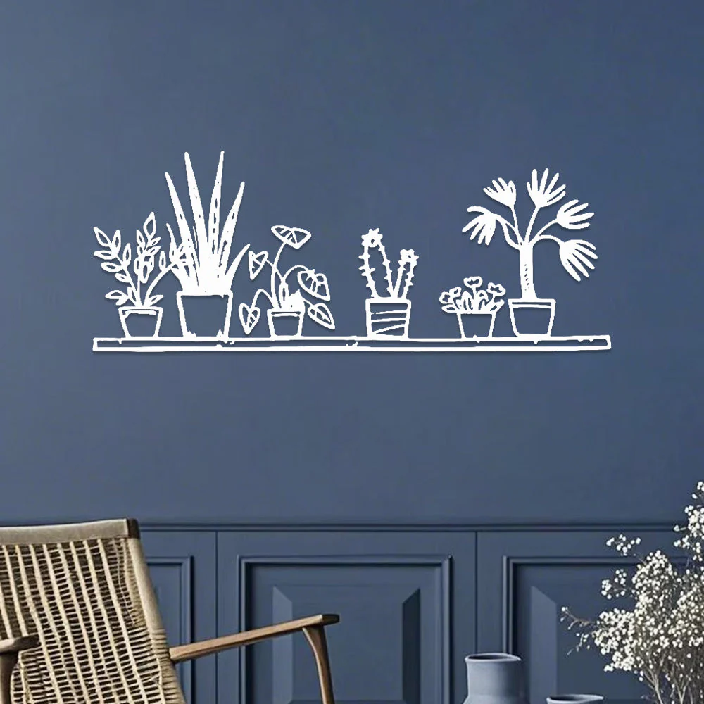 Jardin Fleuri Métal Décoratif Mural - Décoration Murale Intérieur et Extérieur - Image 9