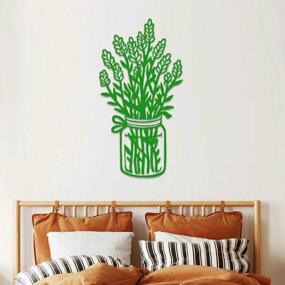 Jardin Fleuri Métal Décoratif Mural - Décoration Murale Intérieur et Extérieur - Image 6