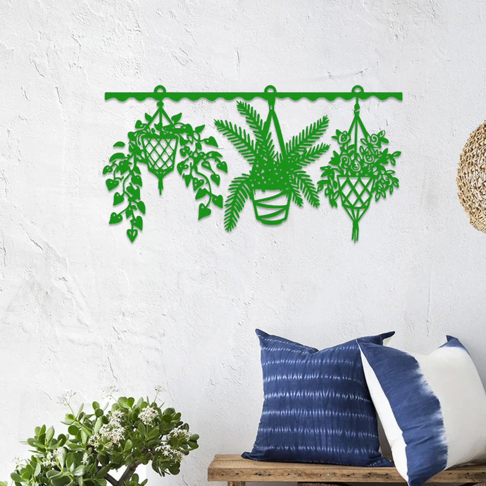 Jardin Fleuri Métal Décoratif Mural - Décoration Murale Intérieur et Extérieur - Image 6