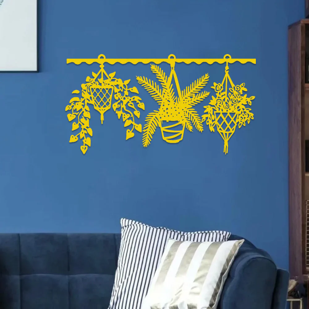 Jardin Fleuri Métal Décoratif Mural - Décoration Murale Intérieur et Extérieur - Image 8