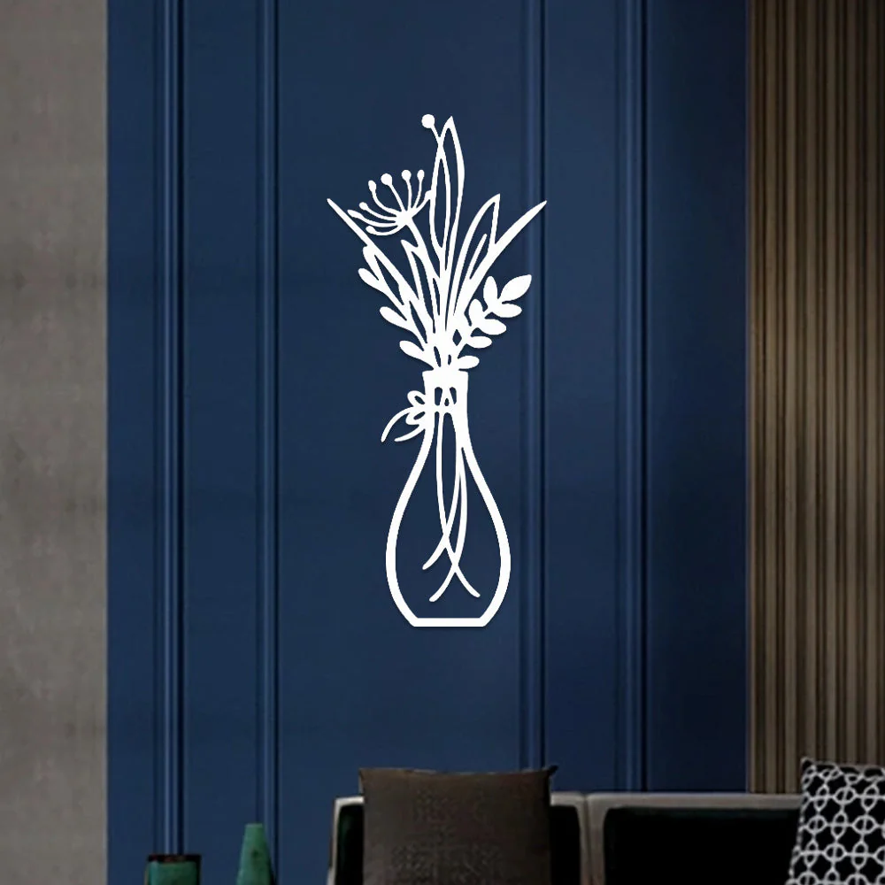 Jardin Fleuri Métal Décoratif Mural - Décoration Murale Intérieur et Extérieur - Image 9