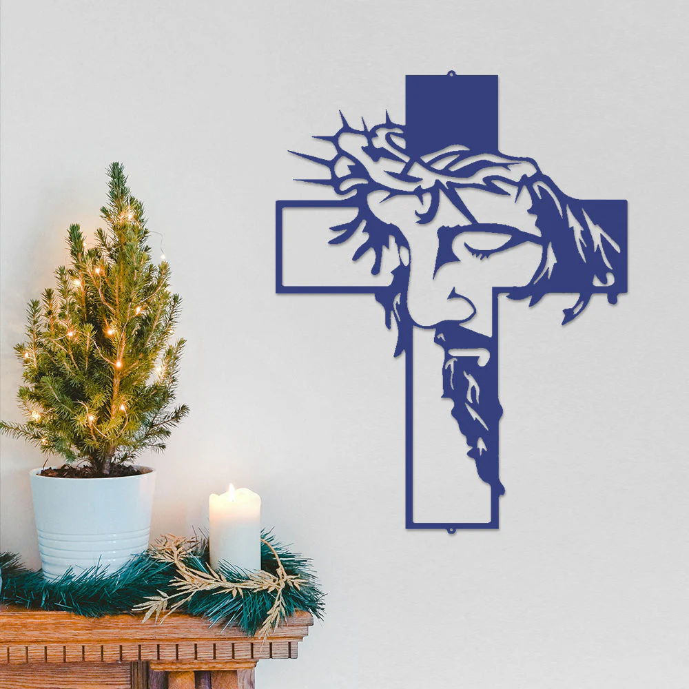 Jésus Croix Plaque Christ Décor Mural - Image 10