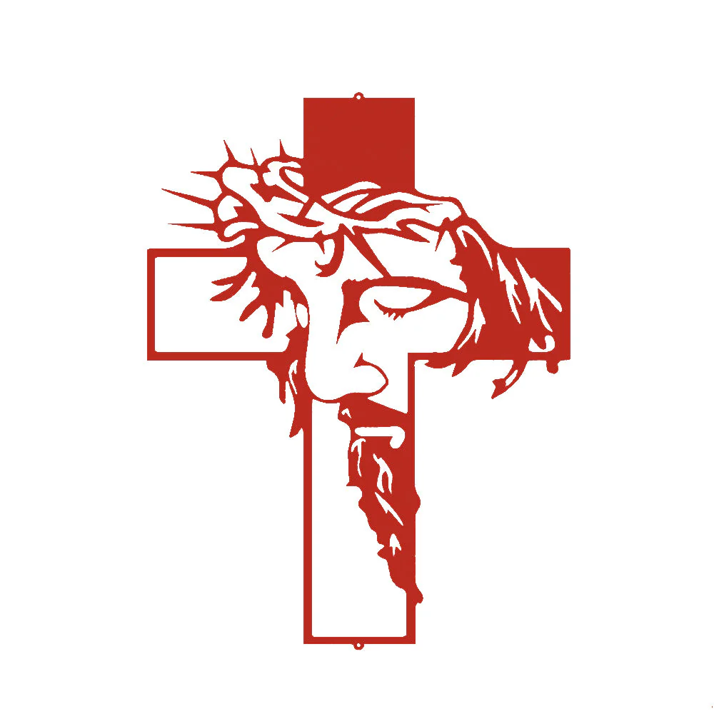Jésus Croix Plaque Christ Décor Mural - Image 13
