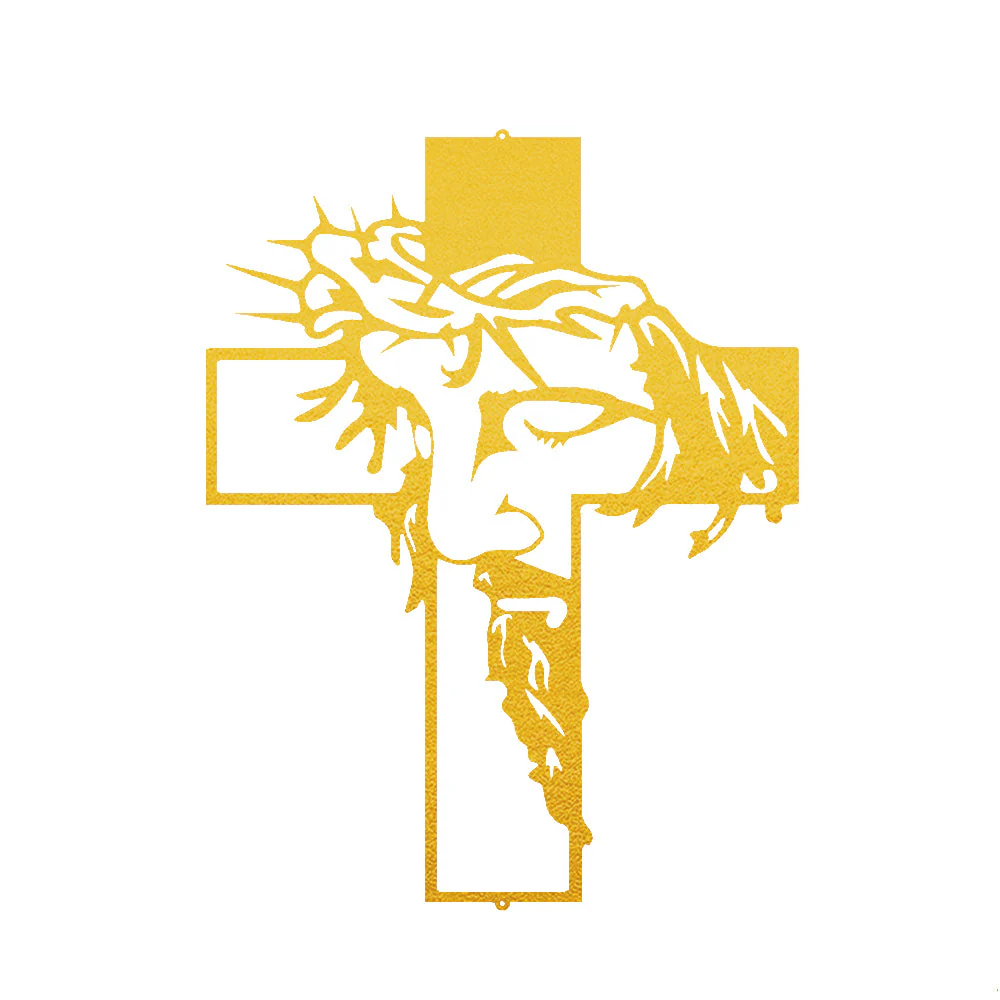 Jésus Croix Plaque Christ Décor Mural - Image 15