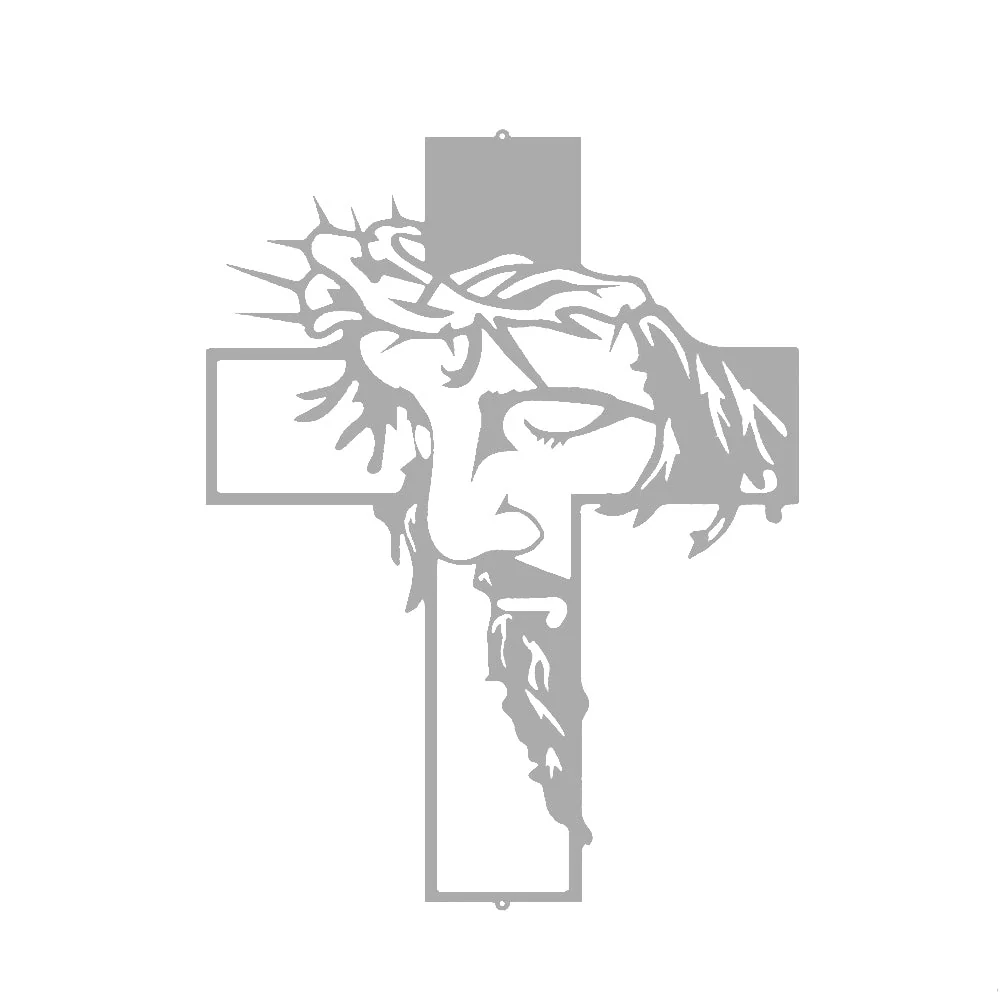 Jésus Croix Plaque Christ Décor Mural - Image 17