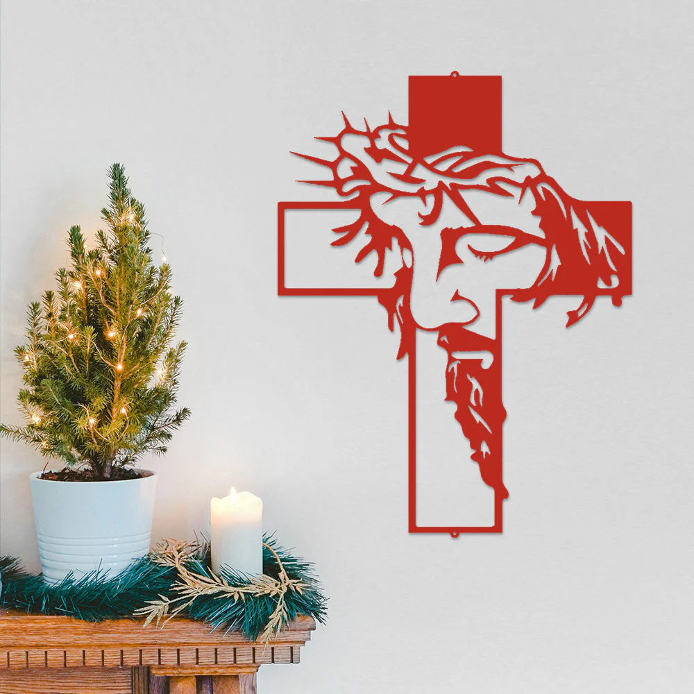 Jésus Croix Plaque Christ Décor Mural - Image 7