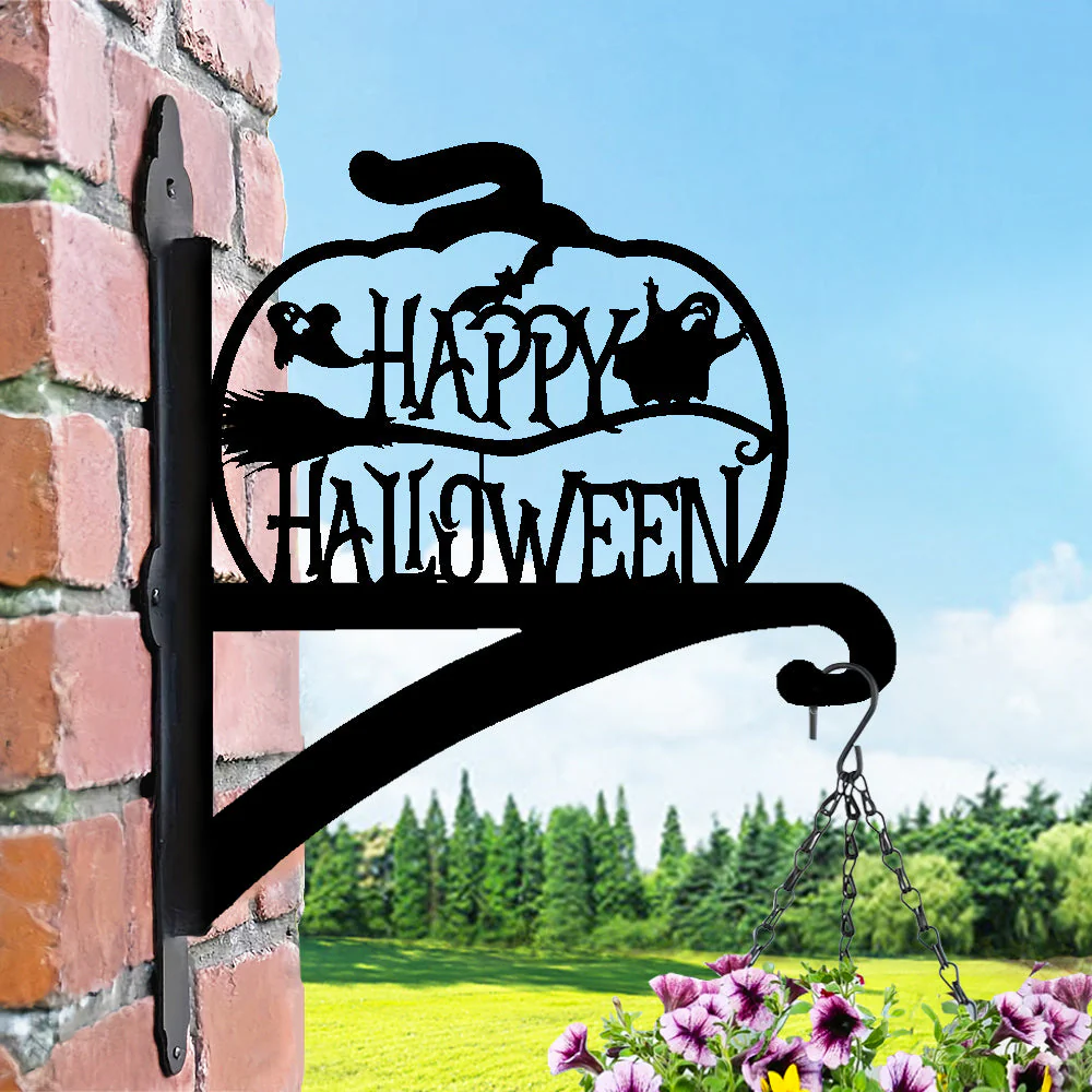 Joyeux Halloween Support de Plantes à Suspendre Métallique - Image 5