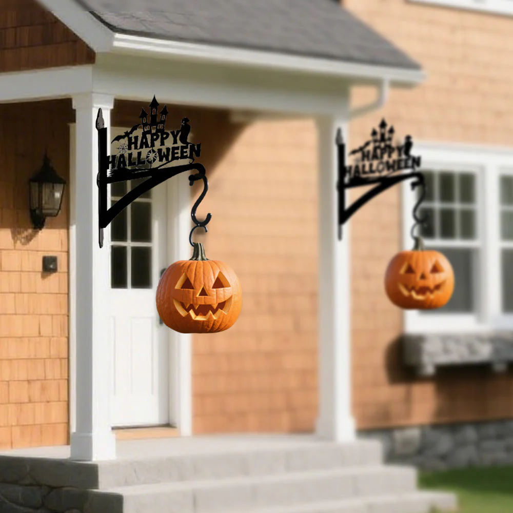 Joyeux Halloween Support de Plantes à Suspendre Métallique - Image 2