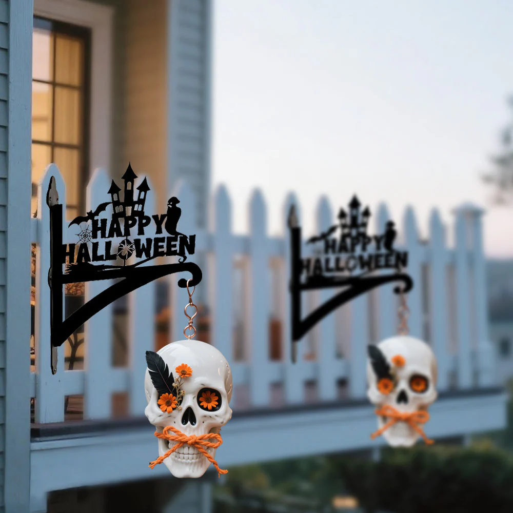 Joyeux Halloween Support de Plantes à Suspendre Métallique - Image 4
