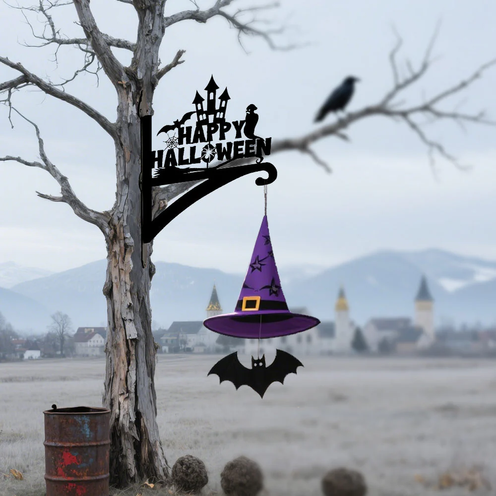 Joyeux Halloween Support de Plantes à Suspendre Métallique - Image 6