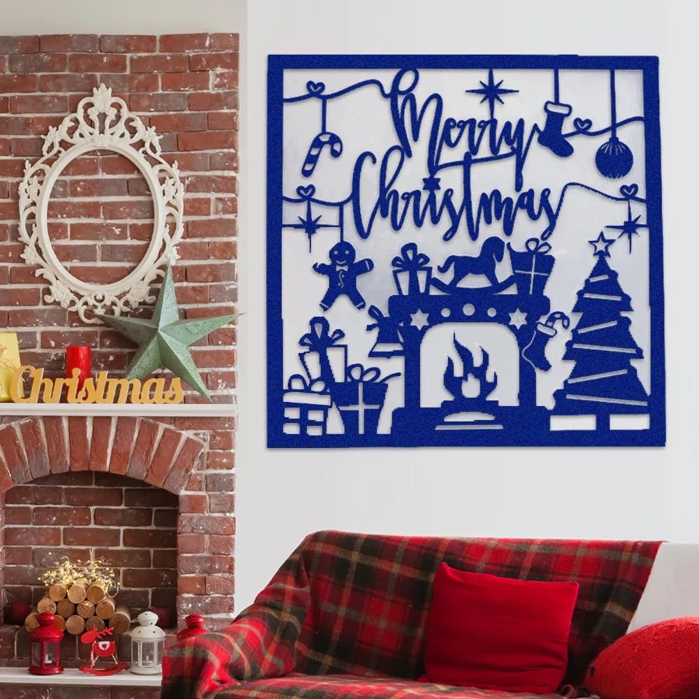 Joyeux Noël Plaque en Métal Décoratif Mural - Image 8