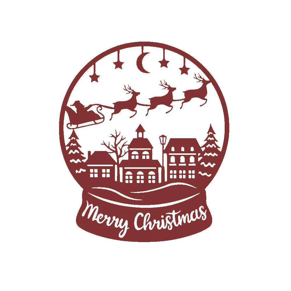 Joyeux Noël Plaque en Métal Décoratif Mural - Image 11