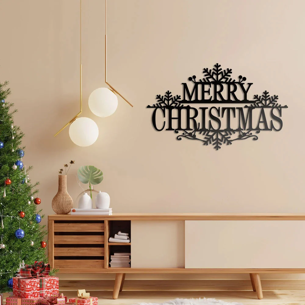 Joyeux Noël Plaque en Métal Décoratif Mural - Image 2