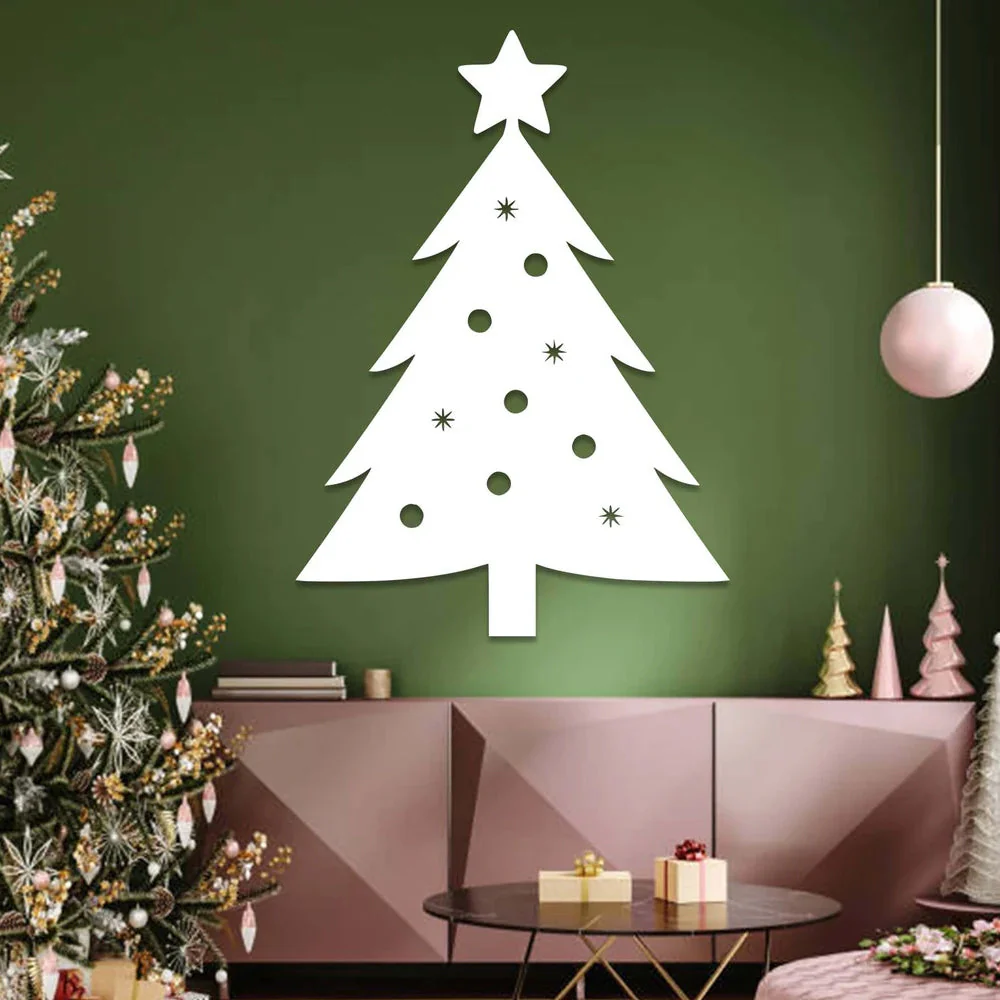 Joyeux Noël Sapin Plaque en Métal Décoratif Mural - Image 5