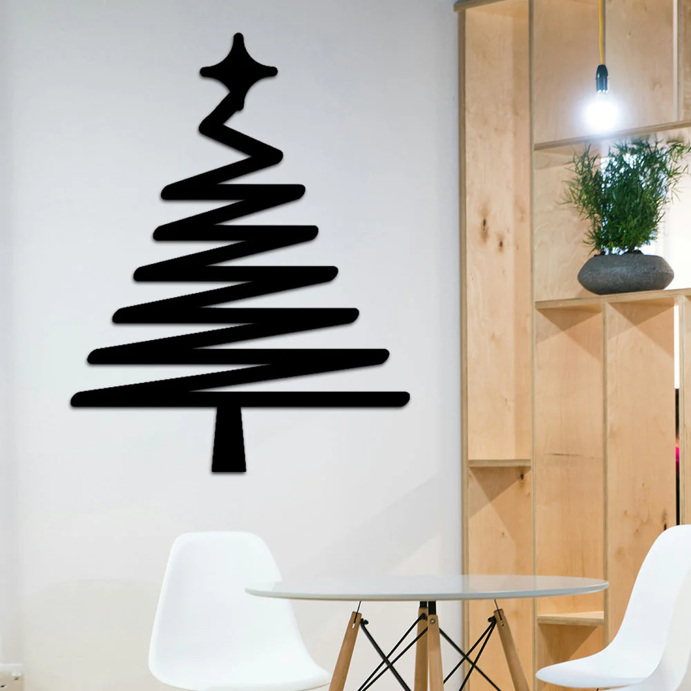 Joyeux Noël Sapin Plaque en Métal Décoratif Mural - Image 5