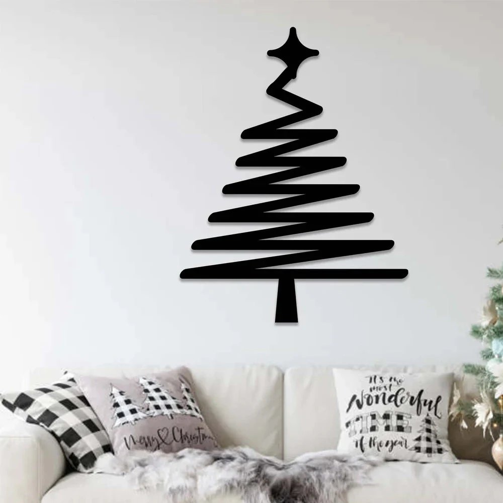 Joyeux Noël Sapin Plaque en Métal Décoratif Mural - Image 7