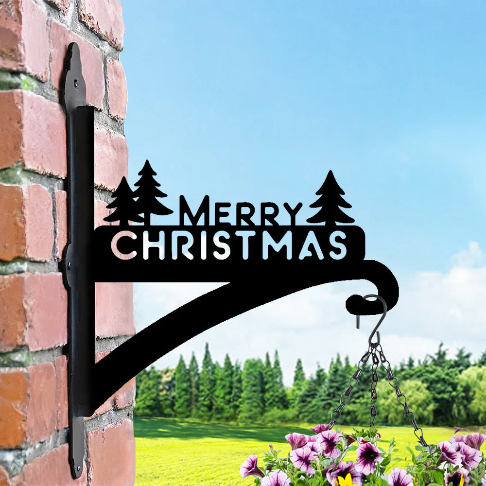 Joyeux Noël Support de Plantes à Suspendre Métallique - Image 5