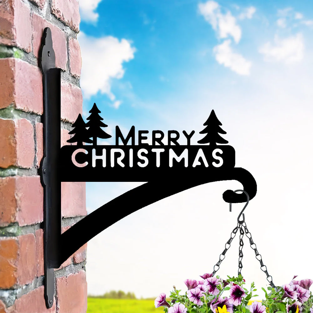 Joyeux Noël Support de Plantes à Suspendre Métallique - Image 6