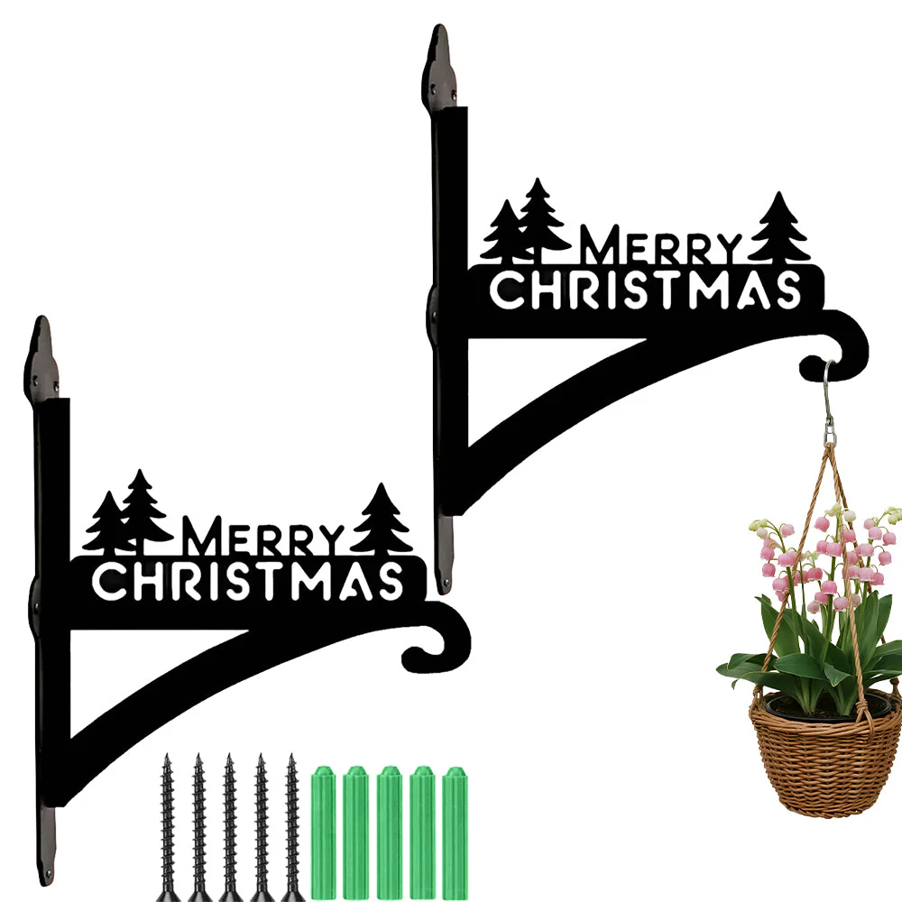Joyeux Noël Support de Plantes à Suspendre Métallique - Image 8
