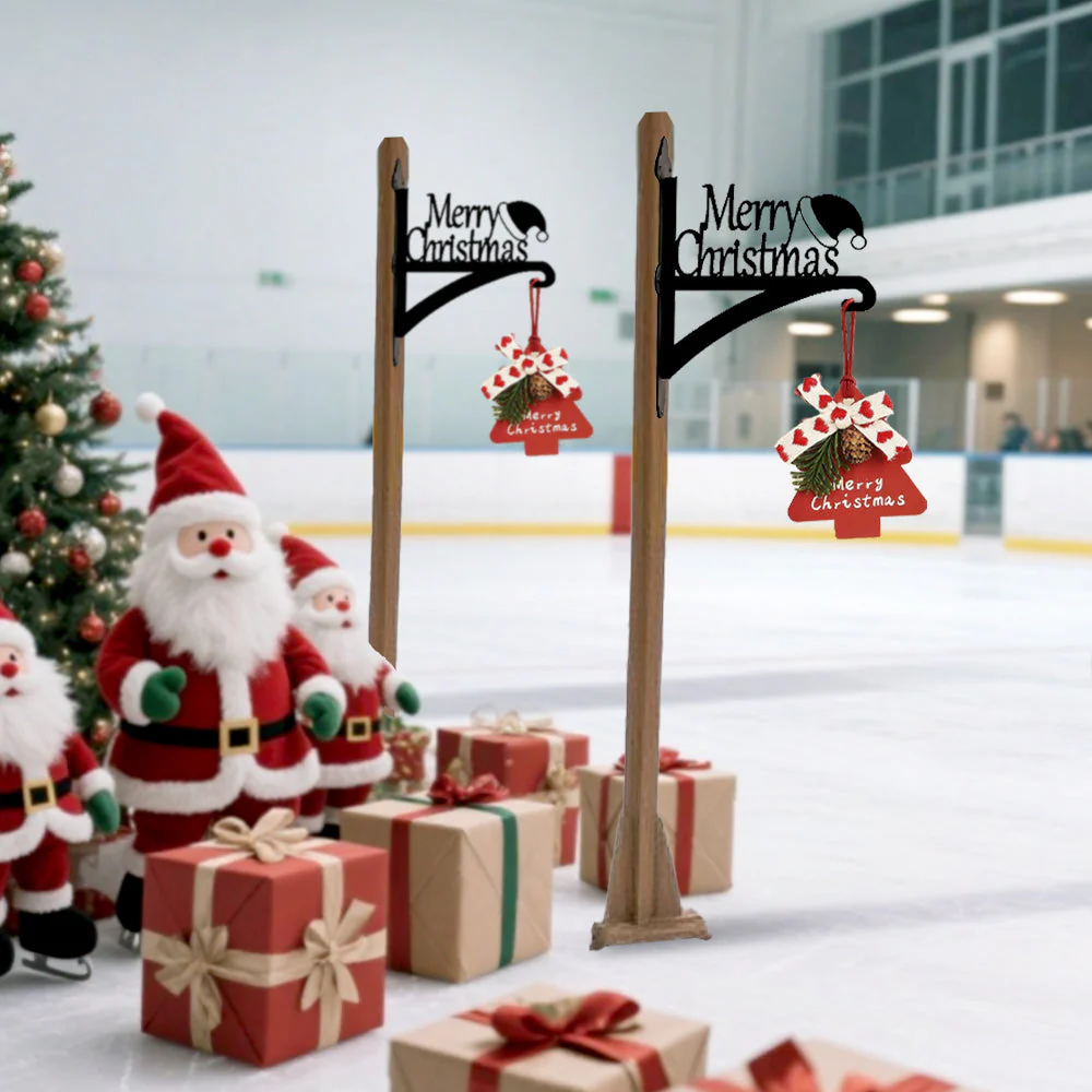 Joyeux Noël Support de Plantes à Suspendre Métallique - Image 3
