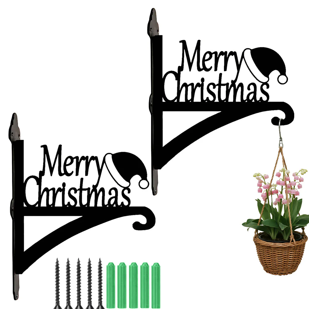 Joyeux Noël Support de Plantes à Suspendre Métallique - Image 7