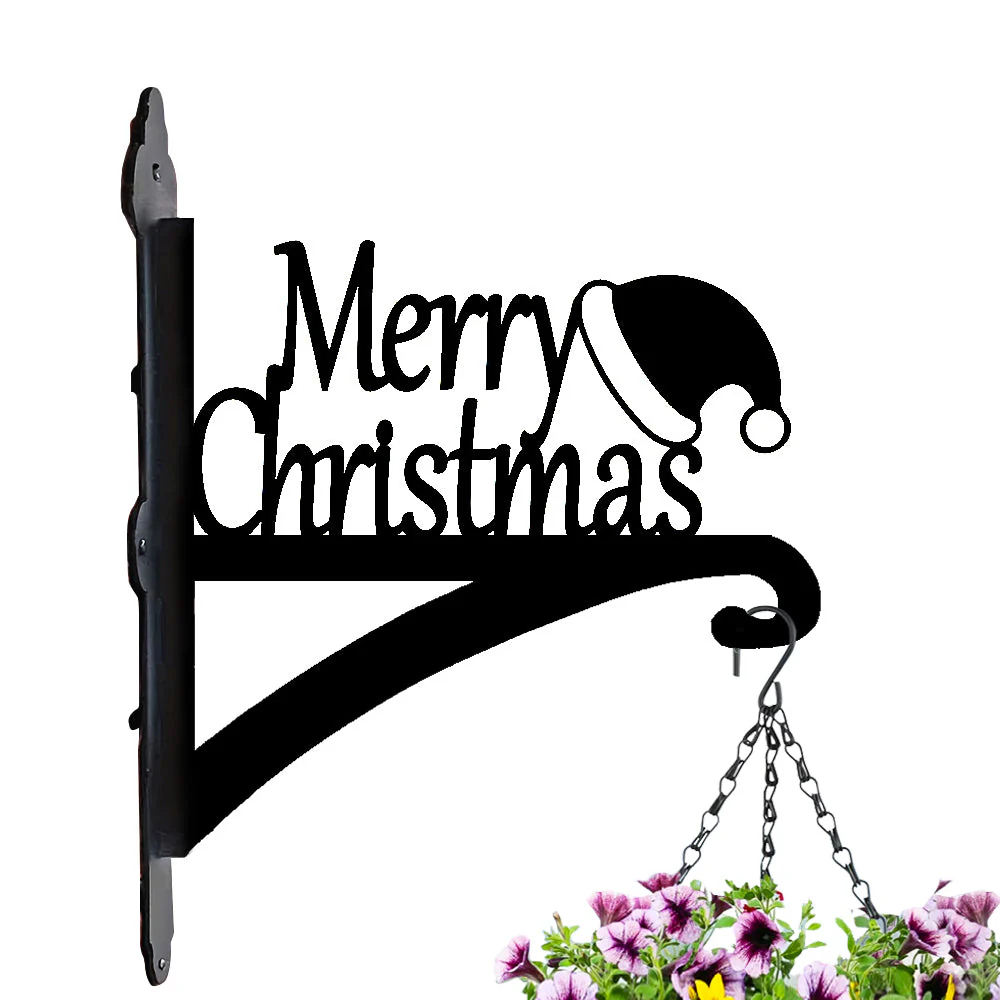 Joyeux Noël Support de Plantes à Suspendre Métallique - Image 8